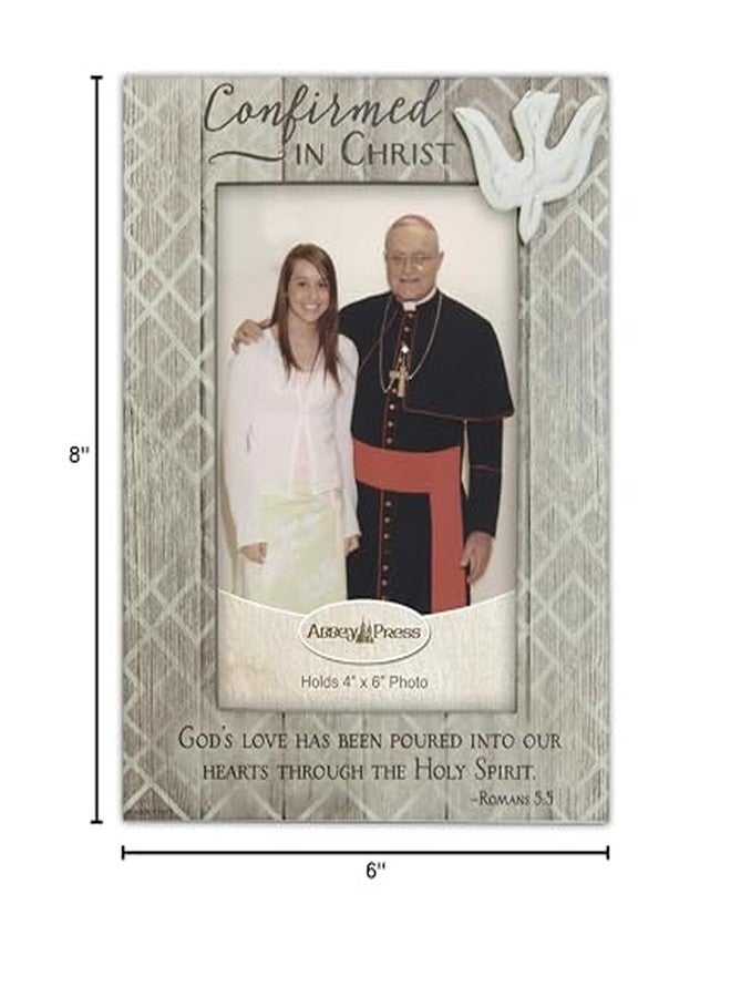 Abbey + CA Gift هدية من الدير (هدية من الدير وكاليفورنيا) إطار خشبي مع حامل، مقاس 8 × 6 بوصات، لتأكيد الزواج - Image 2